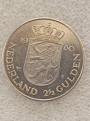 Netherlands 1980 2½ Gulden coin