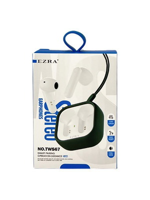 Ασύρματα ακουστικά Ezra TWS67 μαύρα καινούργια Bluetooth στερεοφωνικά