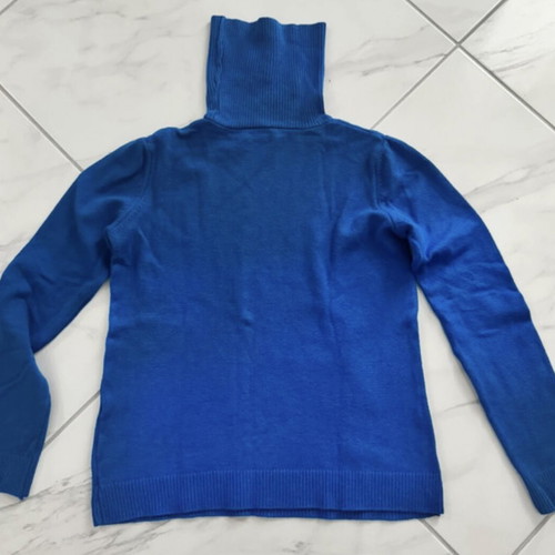 Blue turtleneck sweater used size XS women's
