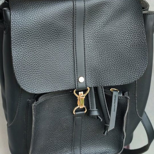 Black sack bag