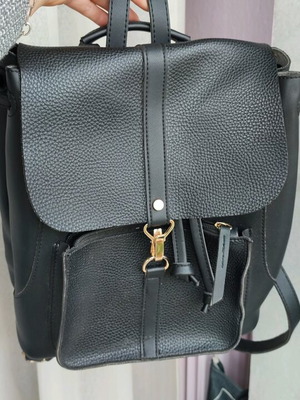 Black sack bag