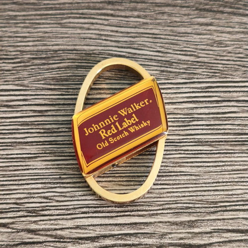 Johnnie Walker Red Label vintage metal keychain
