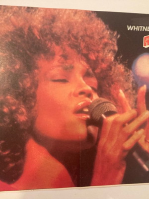 Whitney Houston ένθετο αφίσα από περιοδικό Αγόρι σαν καινούργιο