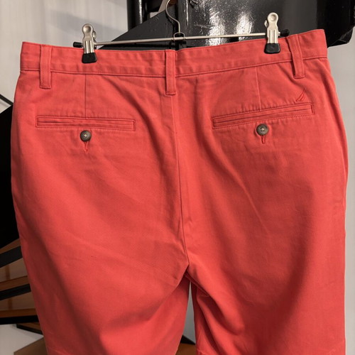 Nautica men's chino shorts coral size W32 like new
