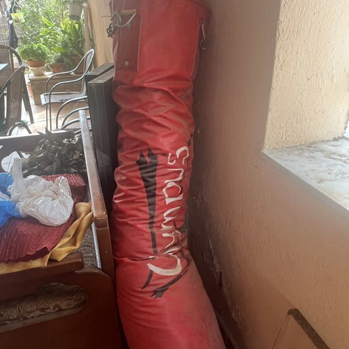 Boxing bag, height about 1.50m