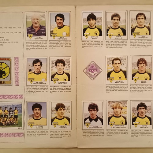 Football 83 Panini sticker album used with 431 stickers