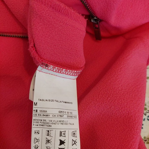 Benetton dress used, size M, pink