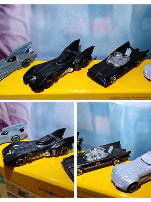 Batmobile Hot Wheels συλλεκτικό σετ 4 τεμαχίων σαν καινούργιο
