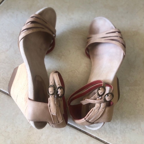 Camper women's shoes used, sandals platforms size 38