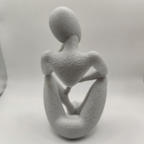 Nobody sculpture in PLA marble effect