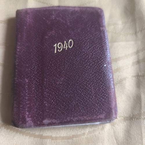 Siemens 1940 agenda notebook used