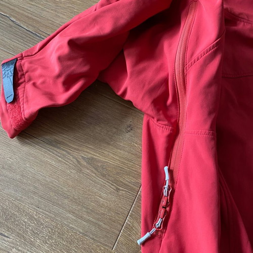 Bergans of Norway Stegaros Lady Jacket softshell women's jacket like new, red and pink