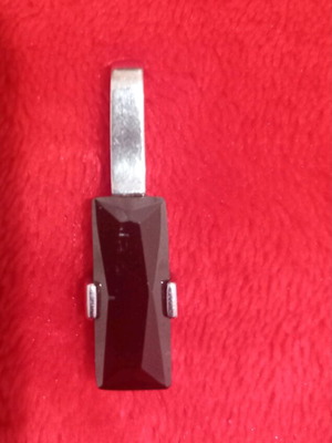 Pendant with black stone used, good condition