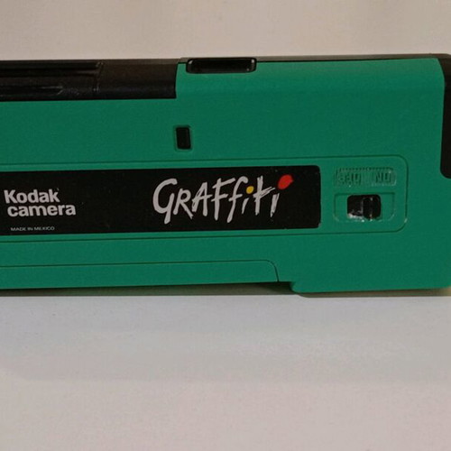 Kodak Camera Graffiti film 110 used, made in Mexico
