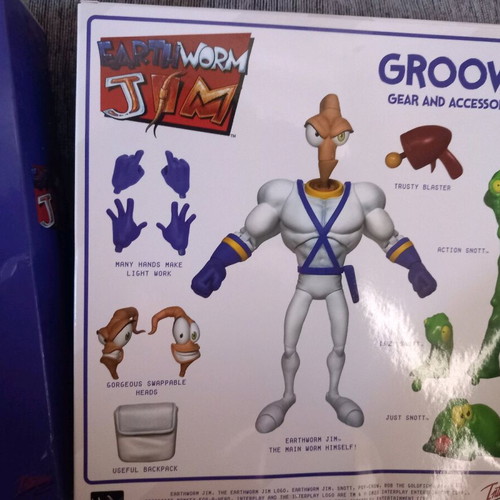 Earth Worm Jim figure new with box defect