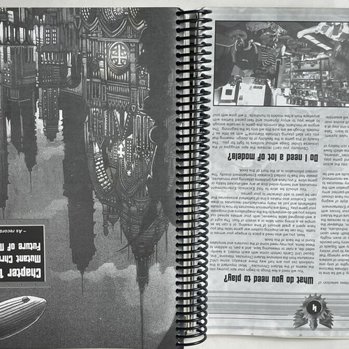 Warzone Universe Under Siege Ultimate Edition rulebook used, spiral bound