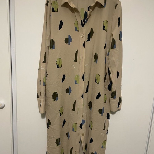 Monki shirt dress like new, beige, size M