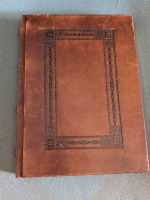 Leather Handarbeit Telephone Directory Binder like new