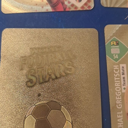 World Football Stars Collectible Cards like new