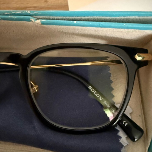 Bolon black and gold glasses like new
