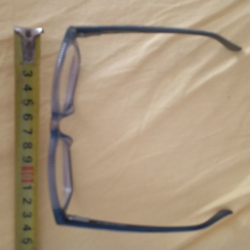 Children's Glasses Frame like new, gray and turquoise with myopia lenses and case