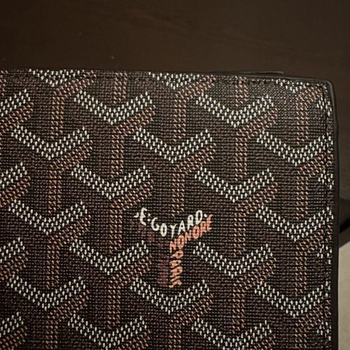 Goyard Paris wallet like new, black and brown