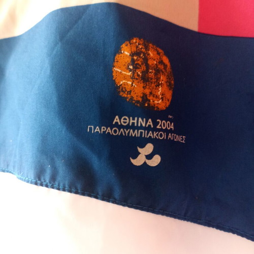 Adidas Collectible Windbreaker Jacket Athens 2004 Paralympic Games medium used