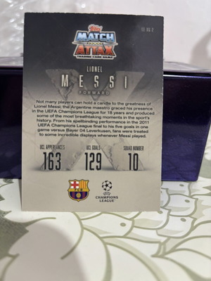 Κάρτα Lionel Messi Greats Limited Edition Topps Match Attax καινούργια