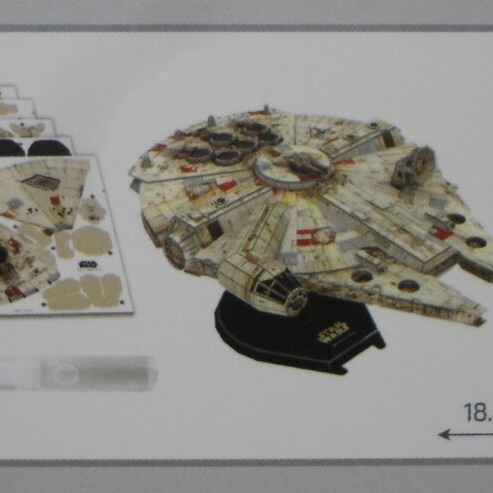 4D Cityscape Star Wars Millennium Falcon 3D puzzle new 216 pcs