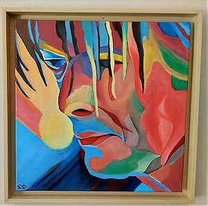 DAVID BOWIE - Πίνακας ζωγραφικής ακρυλικά σε καμβά 40 x 40