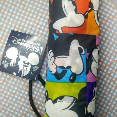 Foldable bag umbrella with Mickey pattern Disneyland Paris