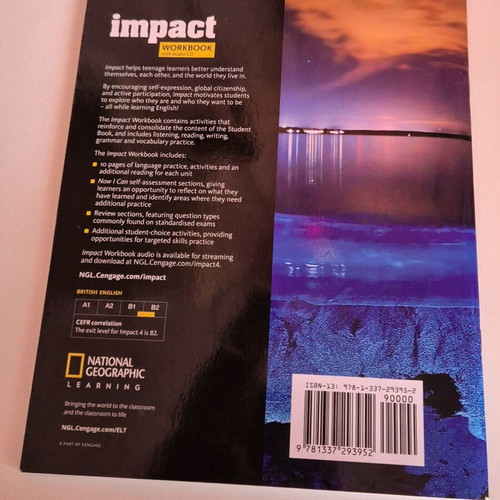 Impact 4 Workbook like new with audio CD