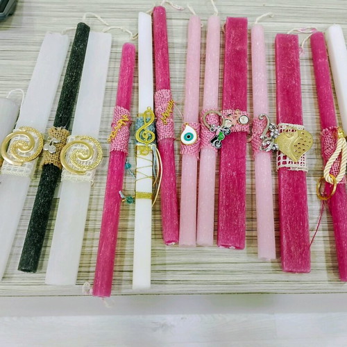 Handmade candles new with various designs