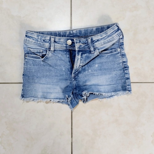 H&M denim shorts 140 cm, 9-10 years, elastic waist