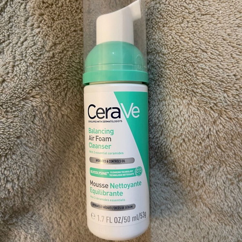 CeraVe Balancing Air Foam Cleanser 50ml new travel size