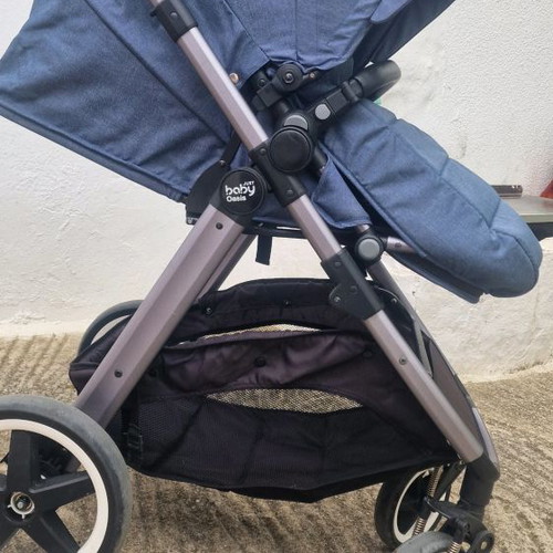 Just Baby 3-in-1 stroller used with adjustable orientation