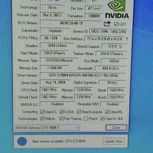 RGB Gaming Computer i7-2600K 16GB RAM 1080 Ti like new