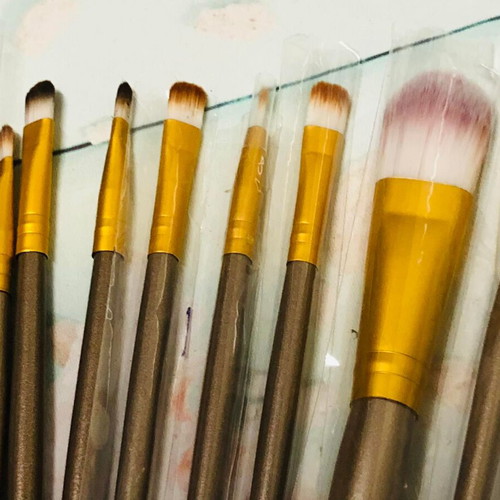Makeup brush set of 13 pieces like new