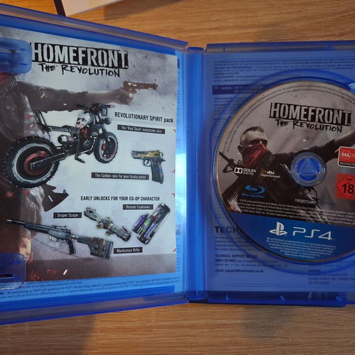 Homefront The Revolution PS4 game like new
