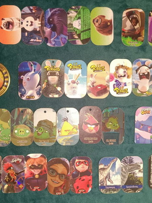 Τάπες με Rabbids, Angry Birds και Ladybug, πακέτο 38