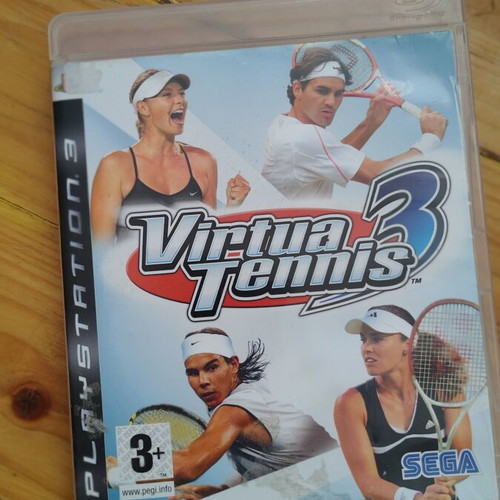 Virtua Tennis 3 PS3 game used, complete with manual