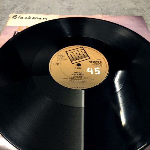 Tashan Black Man Re Mixes 12" vinyl maxi single used