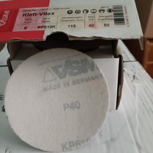 Sanding discs grit 40 φ115 new, pack of 50 VSM