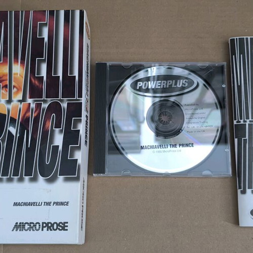 Machiavelli The Prince PC CD-ROM like new, Big Box