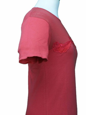 Vintage t-shirt Boutatos new, cotton, size L red