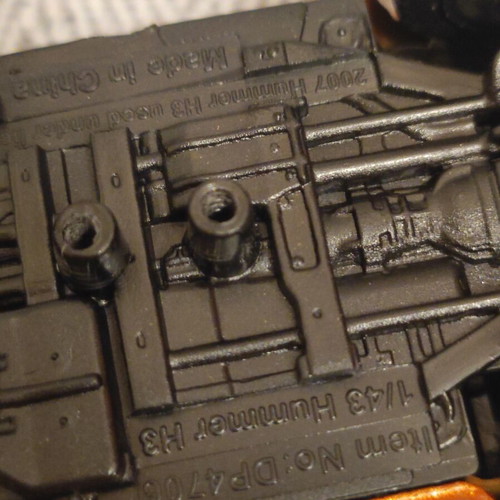 Hummer H3 metal miniature used, scale 1:43