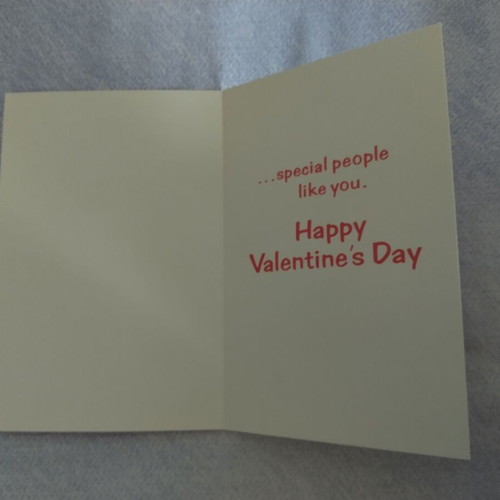 Valentine's Day card like new