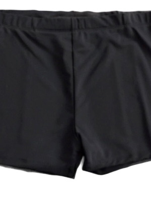 Ανδρικό μαγιό κολλητό μαύρο με λευκή και γαλάζια ρίγα, νέο, XXL