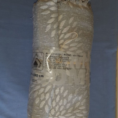 Decorative throw cover for three-seat sofa new, 180x280 cm