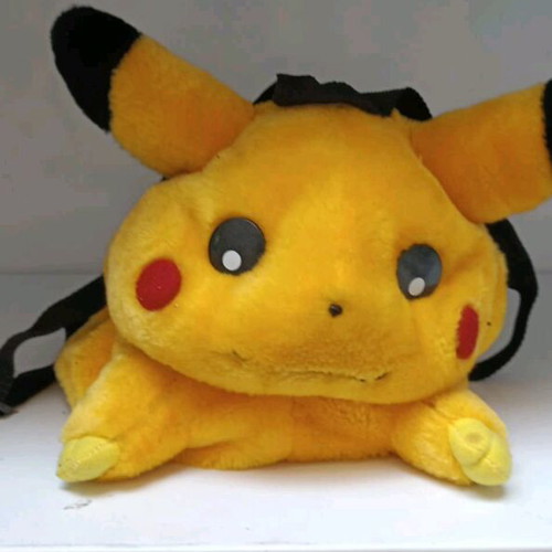 Pickachu backpack used, multicolor